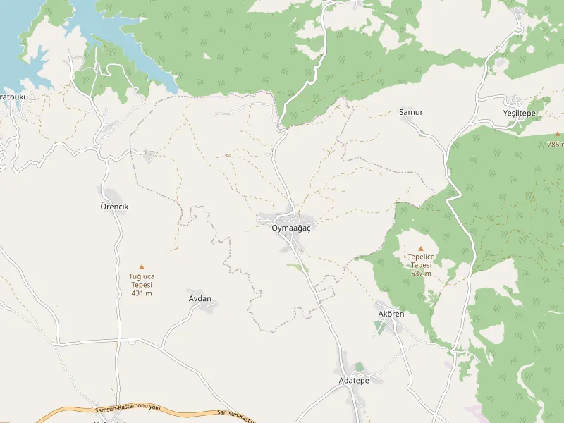 Download map of Oymaağaç