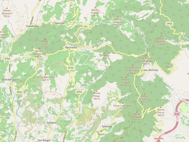 Scarica mappa di Perinaldo