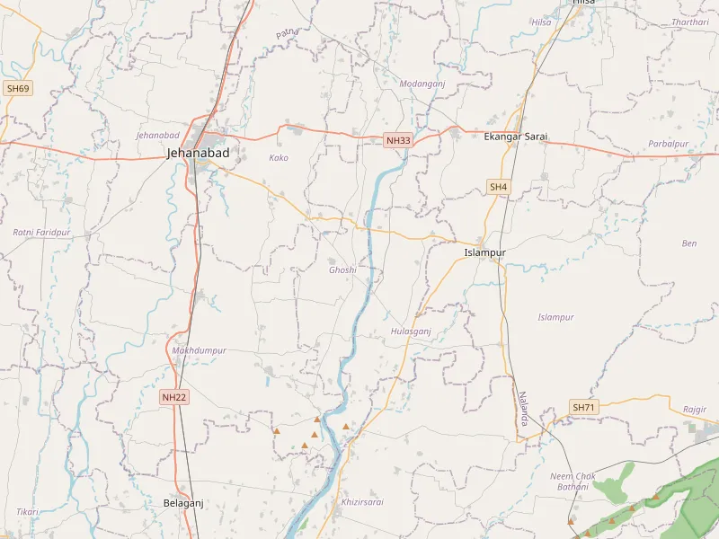 Download map of Ghoshi
