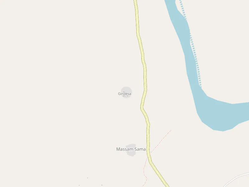 Karte von Gindésa herunterladen