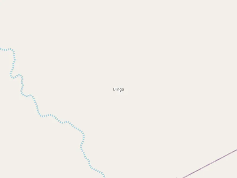 Download kaart van Binga