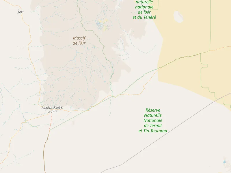 Descargar mapa de Tchirozerine