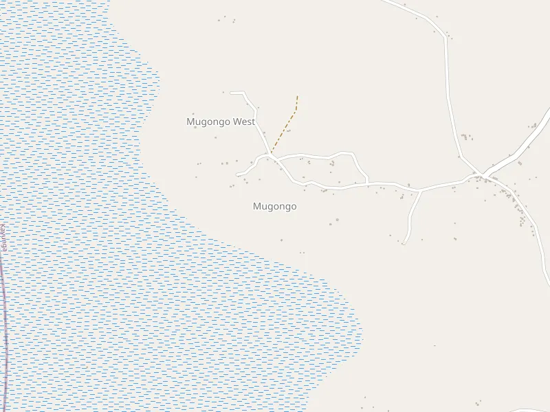 Download kaart van Mugongo