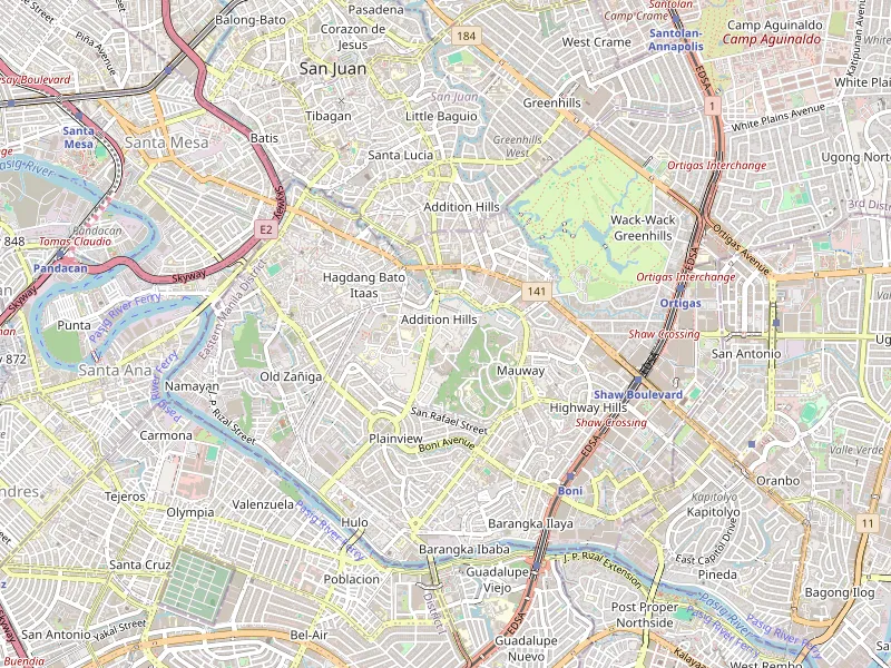 Download map of Mandaluyong