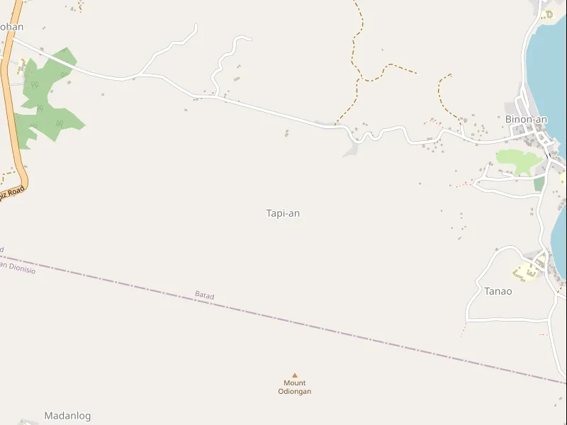 Télécharger la carte de Tapi-an