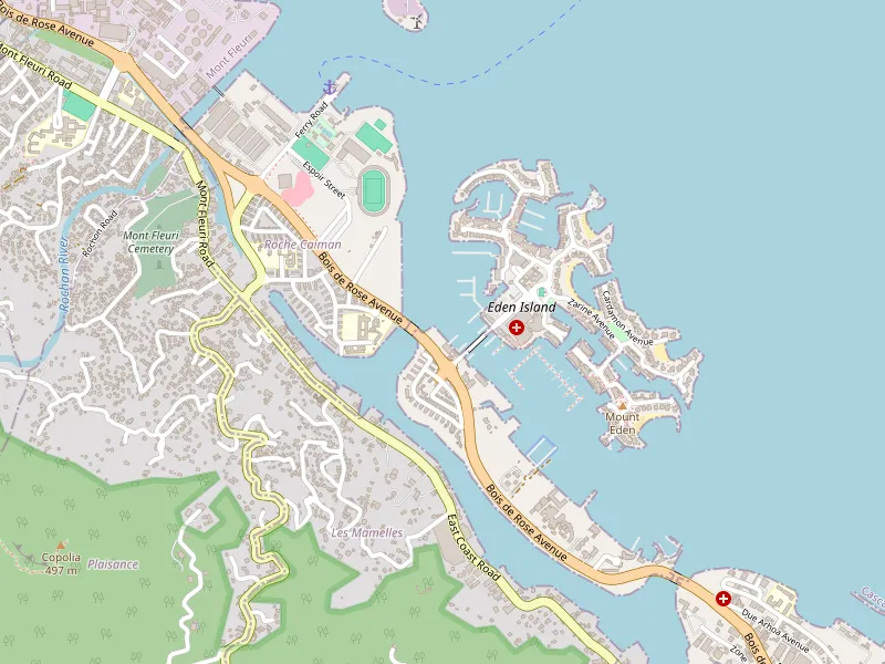 Roche Caimanの地図をダウンロード