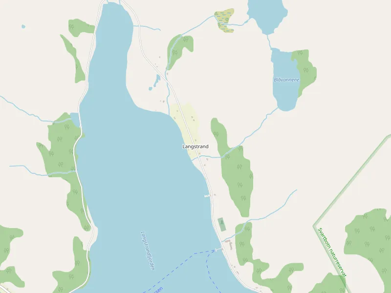 Download map of Langstrand