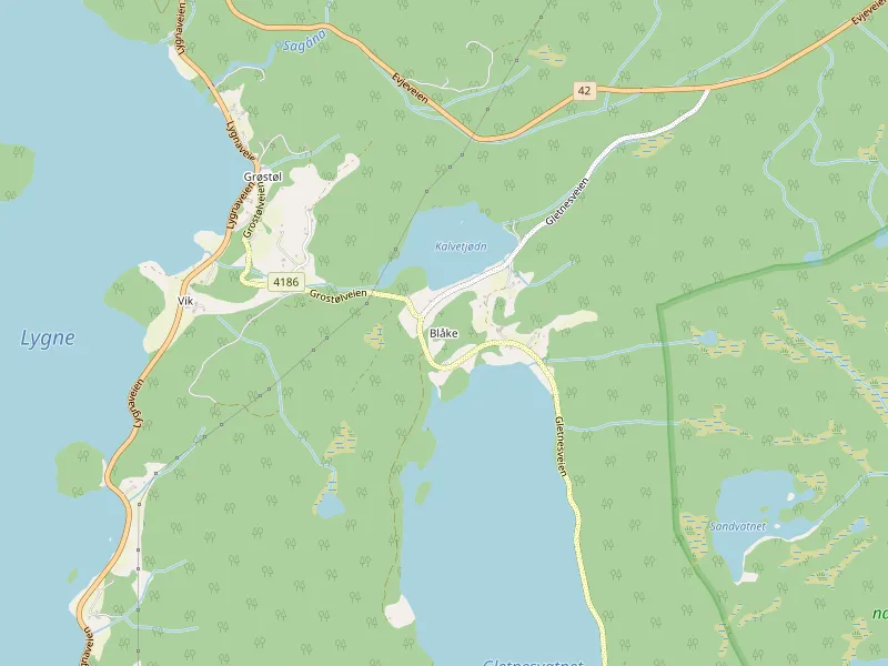 Download map of Blåke
