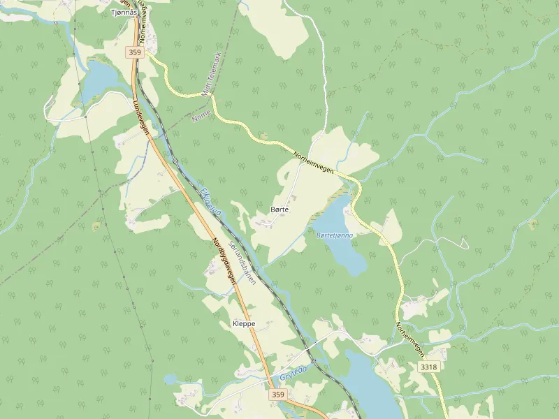 Download map of Børte