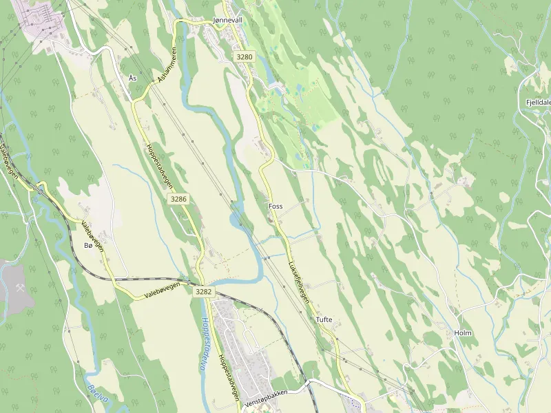 Download map of Foss