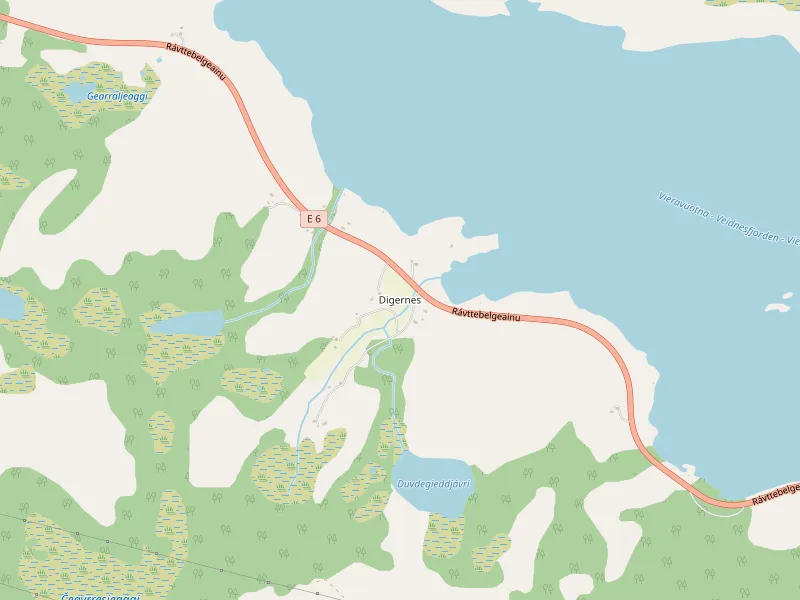 Download map of Digernes
