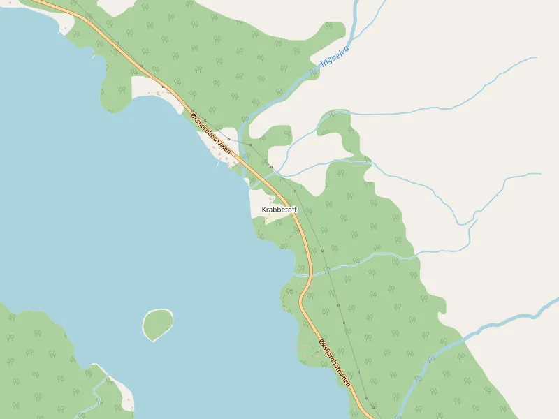 Sækja kort af Krabbetoft