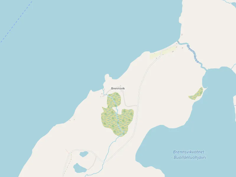 Download map of Brennsvik
