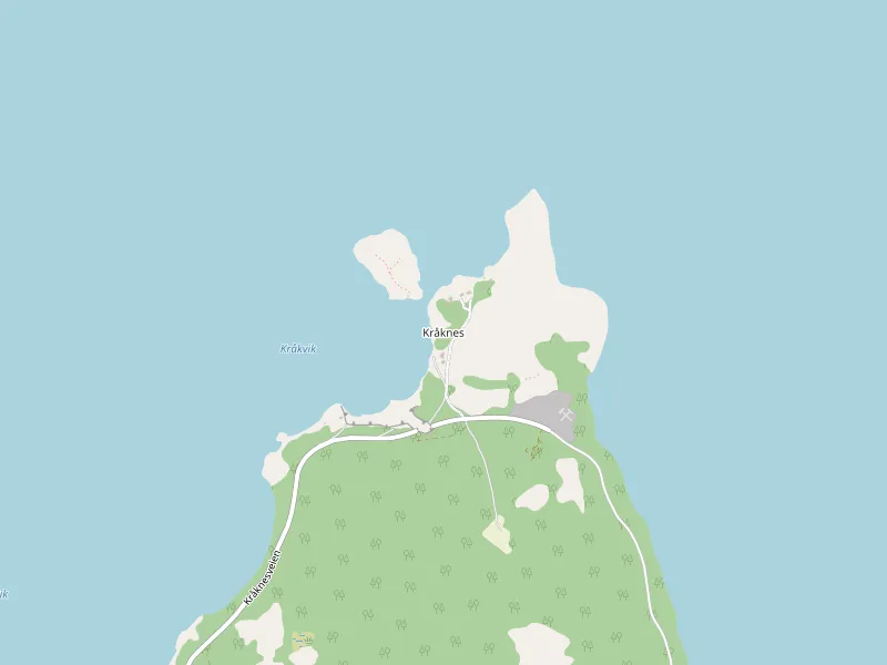 Karte von Kråknes herunterladen