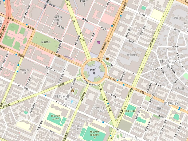 Scarica mappa di 鞍山市