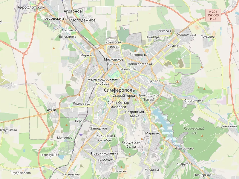 Download map of Simferopol