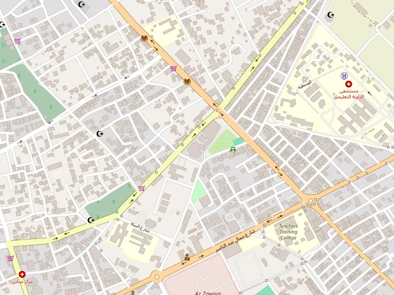 Baixar mapa de الزاوية