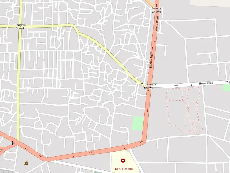 Download map of ڈیره اسماعیل خان