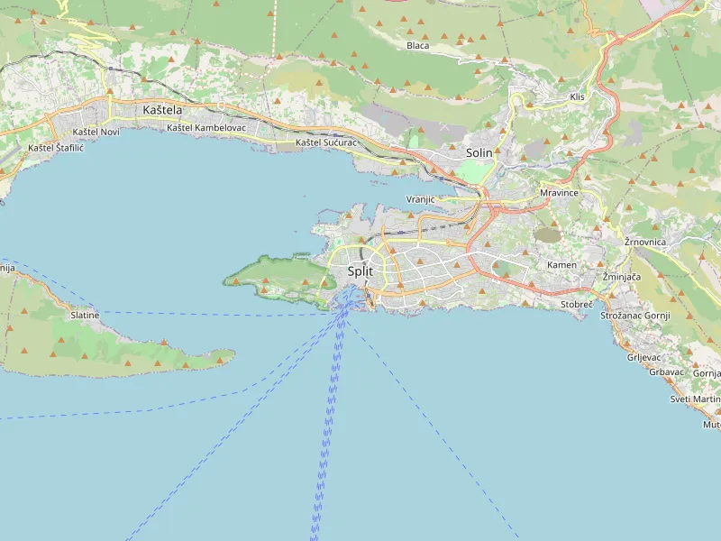 Scarica mappa di Split