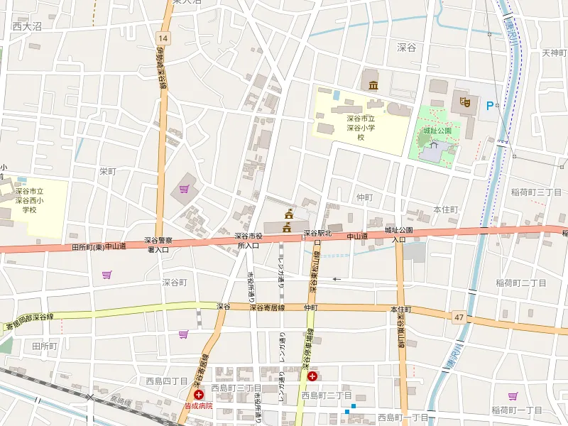 Pobierz mape 深谷市