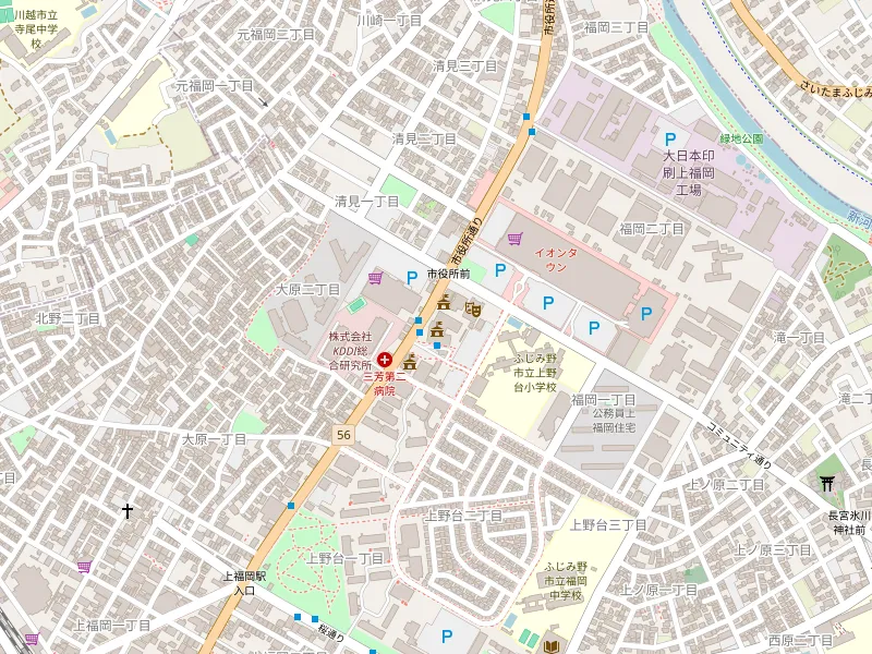 Baixar mapa de ふじみ野市