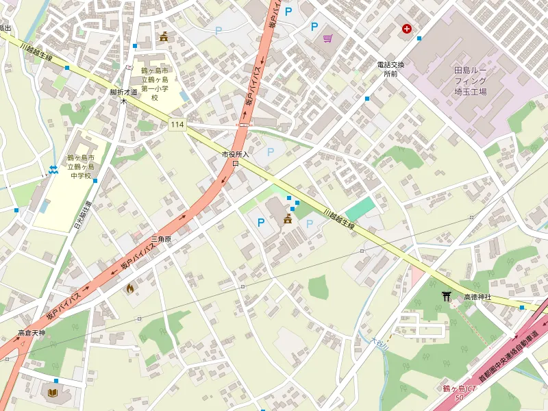 Descargar mapa de 鶴ヶ島市