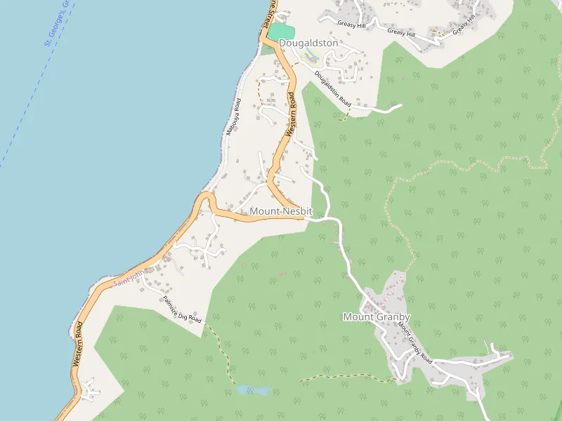 Mount Nesbitの地図をダウンロード