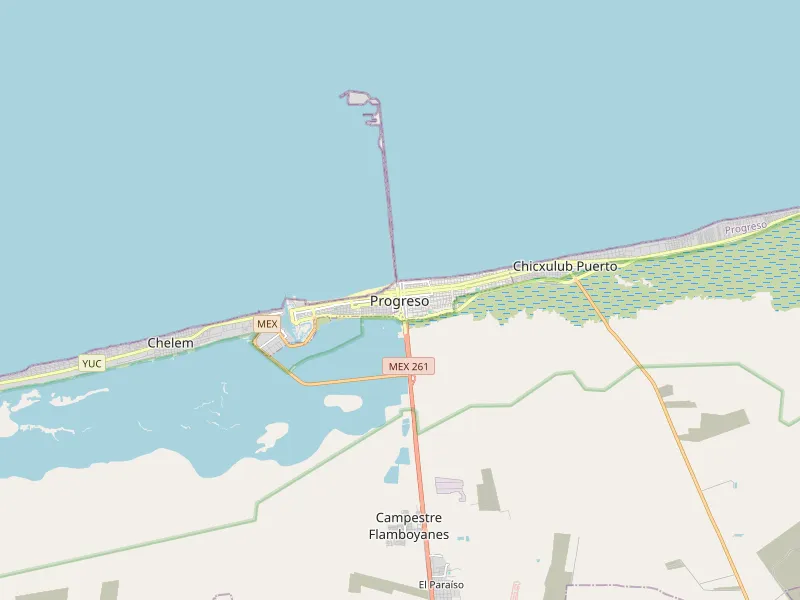 Download map of Progreso