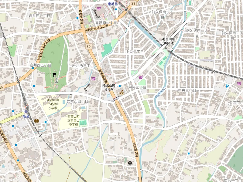 Download map of Moroyama