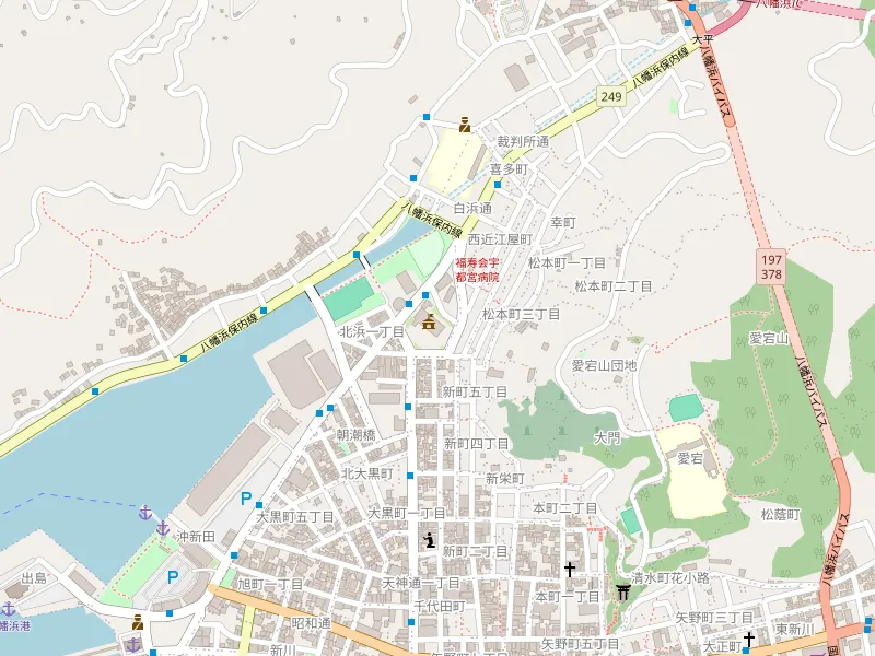 Lataa kartta: 八幡浜市