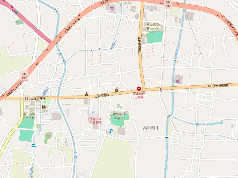 Karte von 土佐市 herunterladen