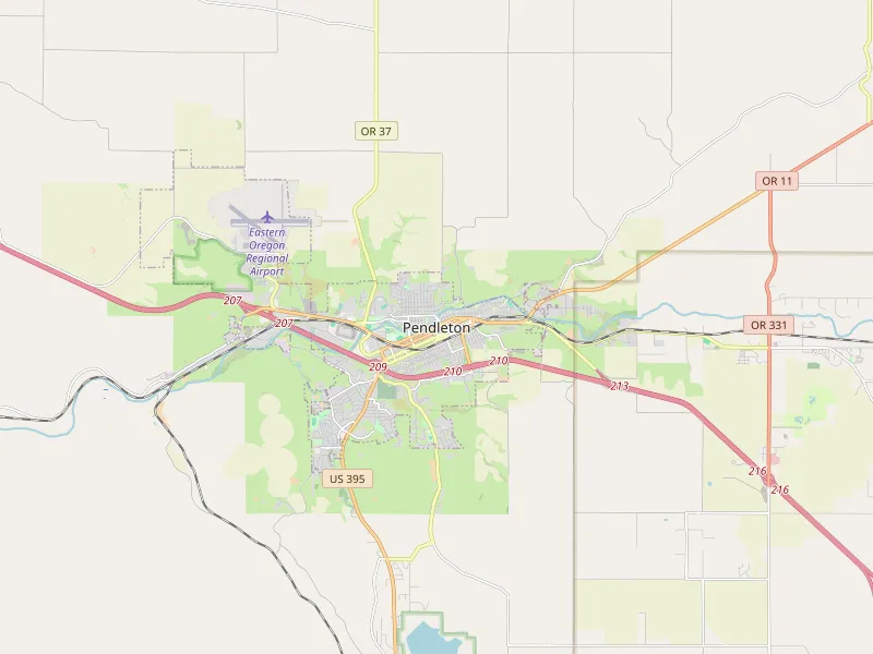 Download map of Pendleton