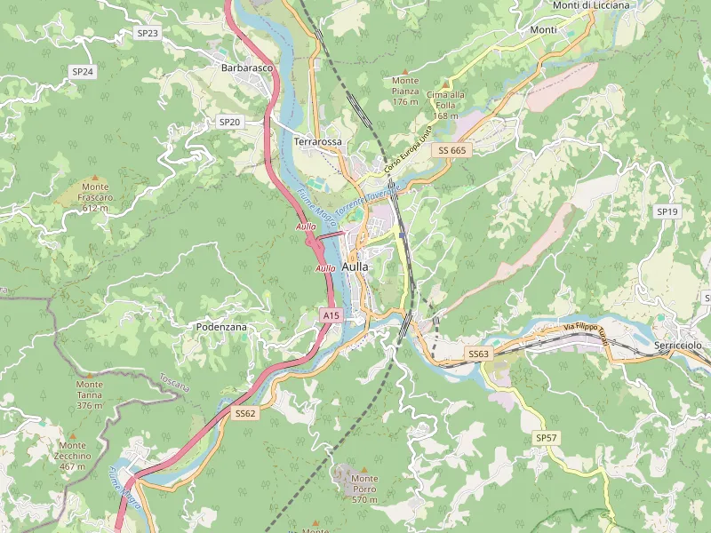 Karte von Aulla herunterladen