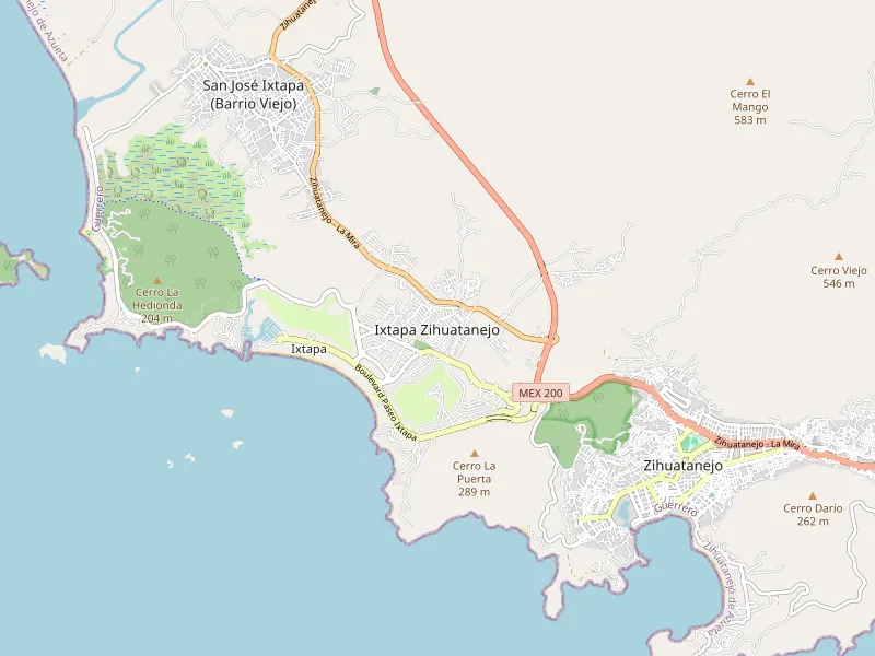 Karte von Ixtapa Zihuatanejo herunterladen