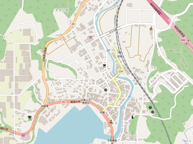 Download map of Inami
