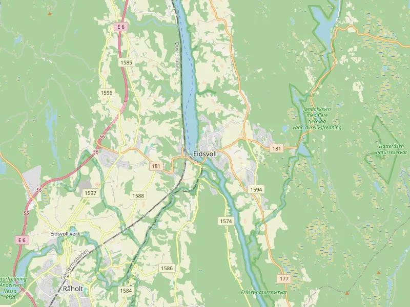 Download map of Eidsvoll