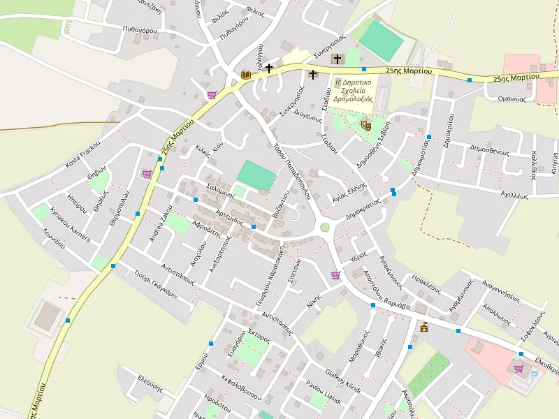 Download map of Dromolaxia