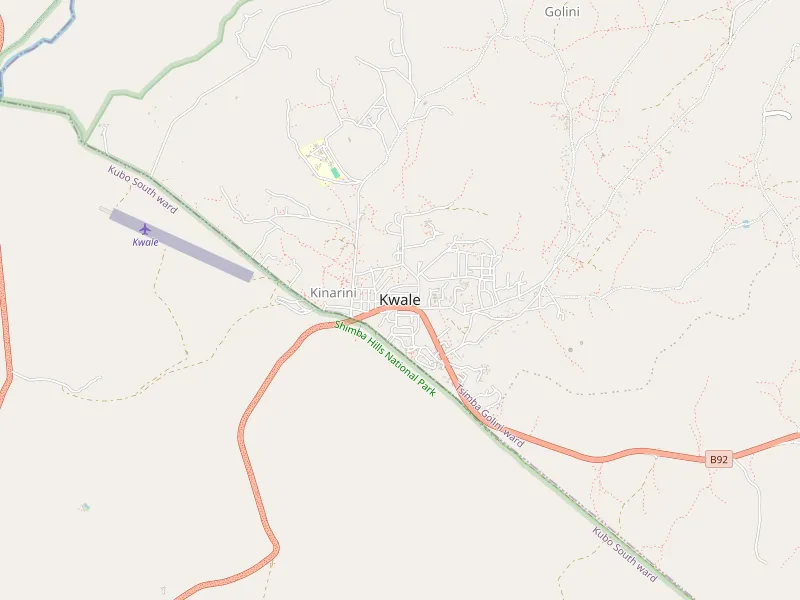 Descargar mapa de Kwale