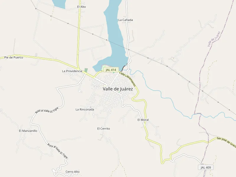 Karte von Valle de Juárez herunterladen