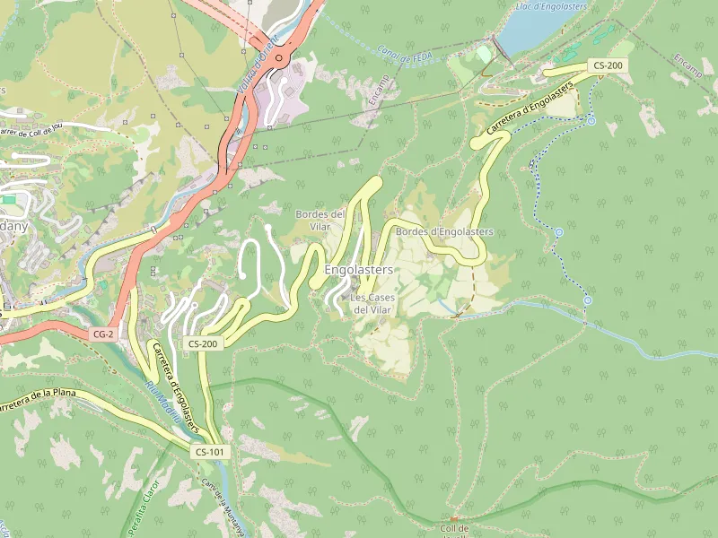 Download map of Engolasters