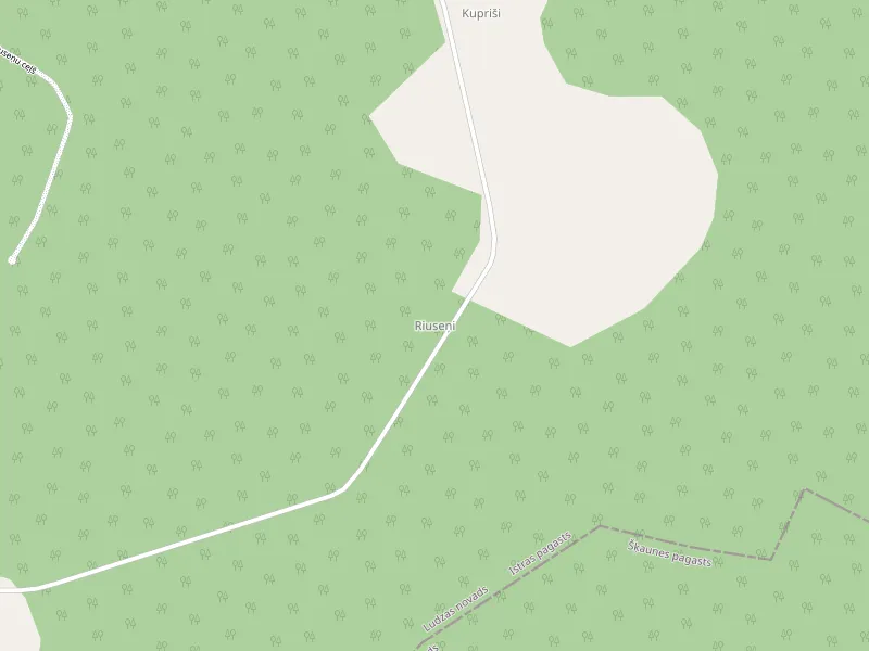 Karte von Riuseņi herunterladen