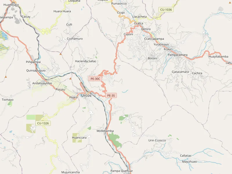 Pobierz mape Urcos