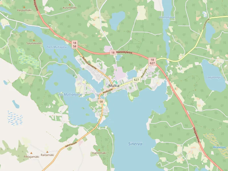 Download map of Multia