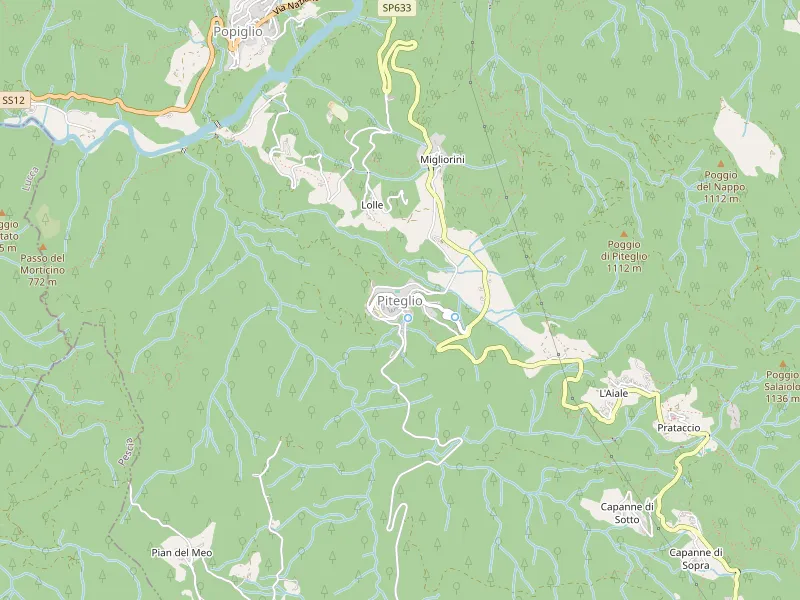 Download map of Piteglio