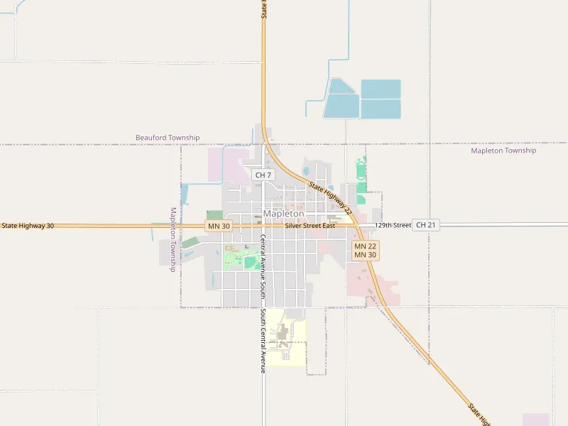 Download map of Mapleton