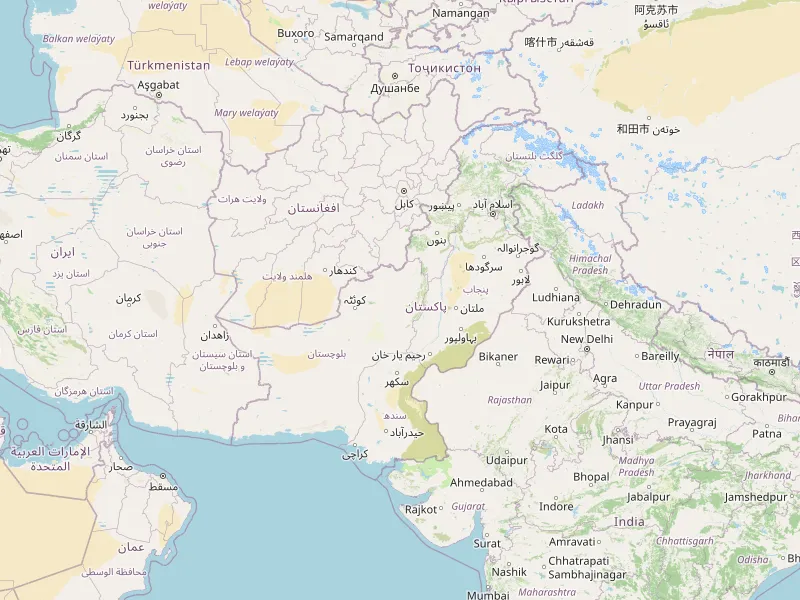 Download map of Pakistan