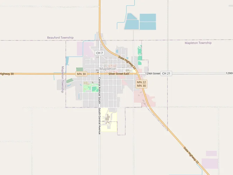 Download map of Mapleton