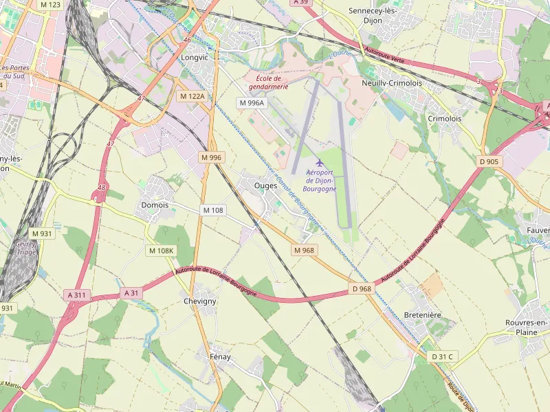 Download map of Ouges
