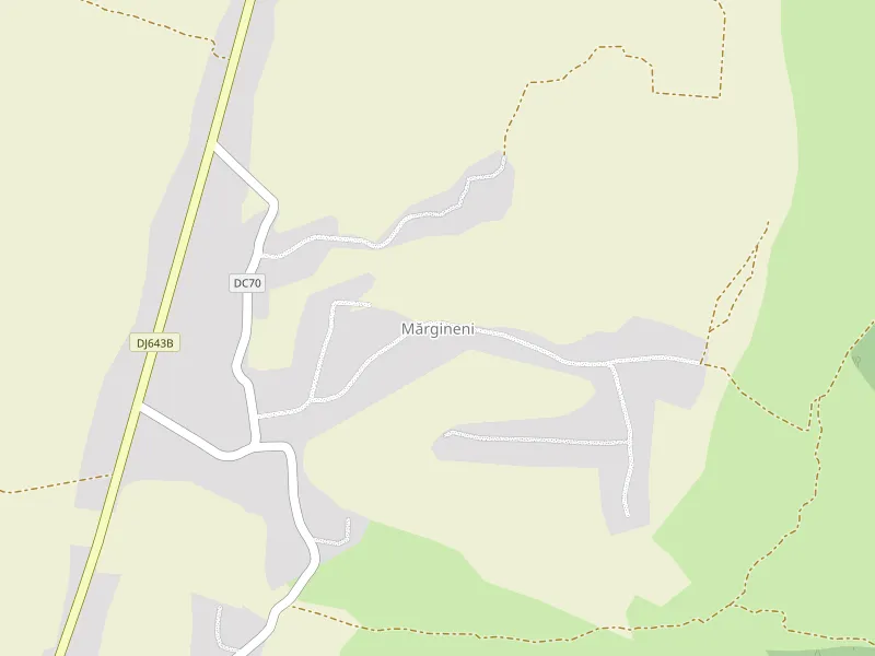 Karte von Mărgineni herunterladen