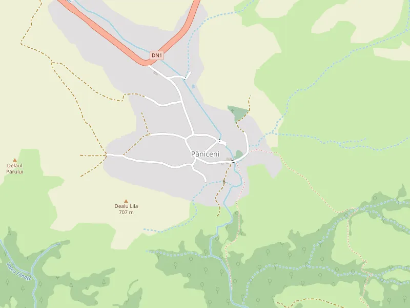 Download map of Păniceni